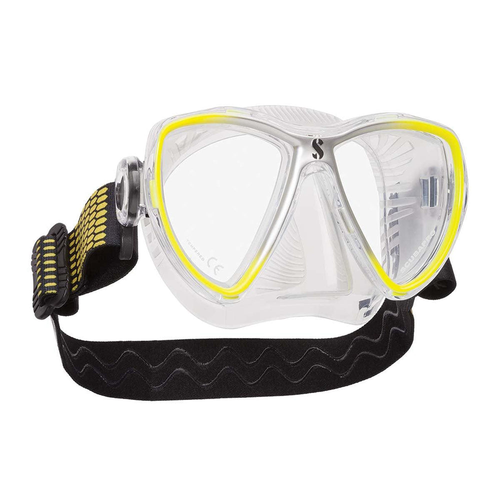Scubapro Synergy Mini Dive Mask W Comfort Strap-Yellow/Silver
