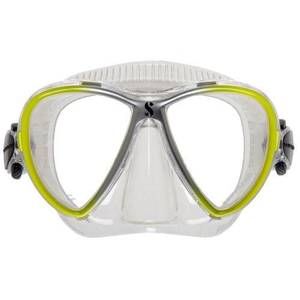 Scubapro Synergy Twin Trufit Scuba Diving Mask (CLR/YELLOW)-