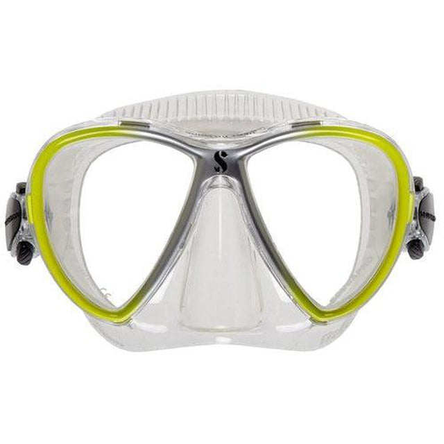Scubapro Synergy Twin Trufit Scuba Diving Mask (CLR/YELLOW)-
