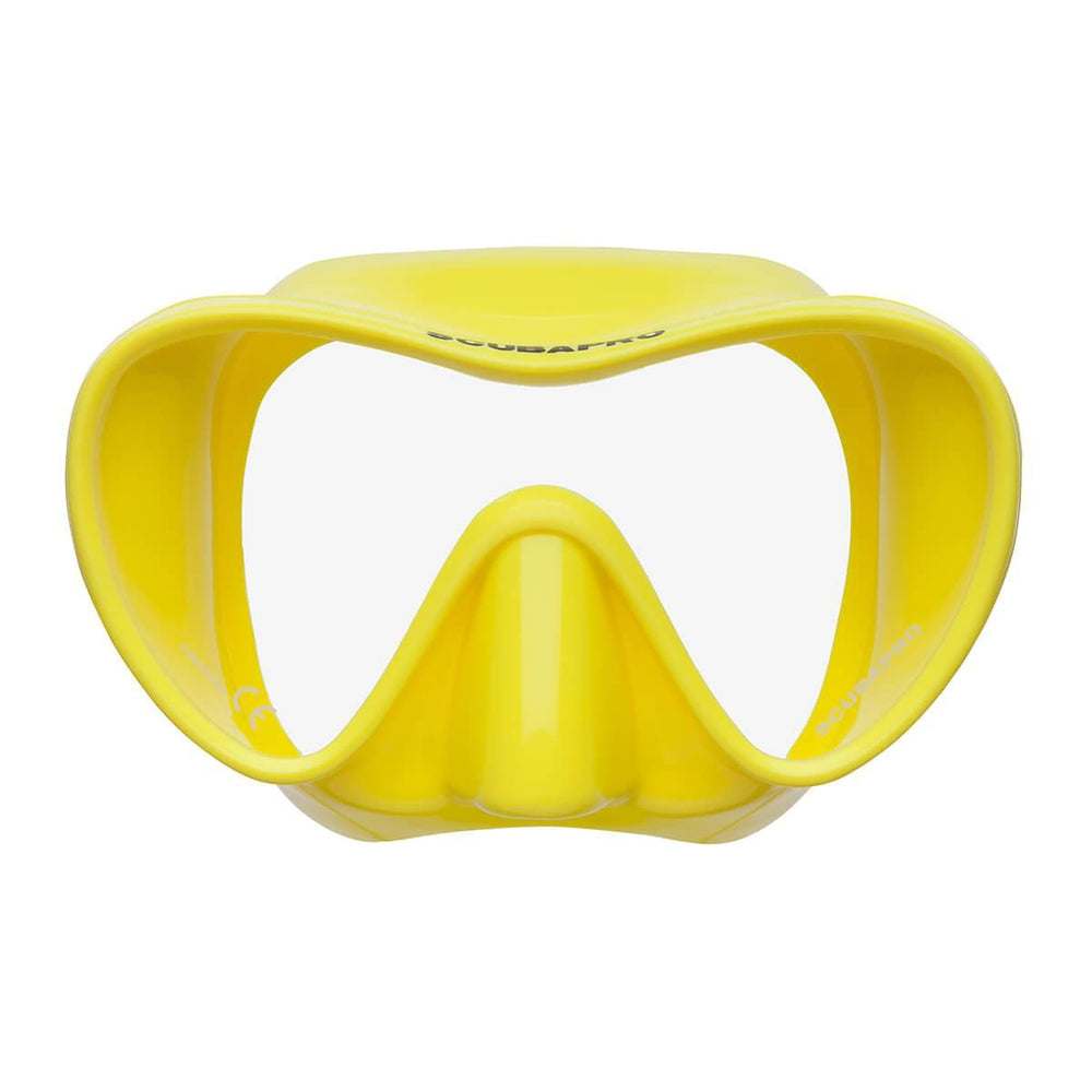 Scubapro Trinidad 3 Low-Volume Single Lens Scuba Diving Mask-Yellow