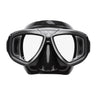Scubapro Zoom Low-Volume Dual Lens Scuba Diving Mask-Black Silver