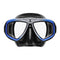 Scubapro Zoom Low-Volume Dual Lens Scuba Diving Mask-Blue Silver