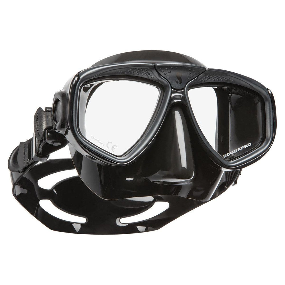 Scubapro Zoom Low-Volume Dual Lens Scuba Diving Mask-Full Black