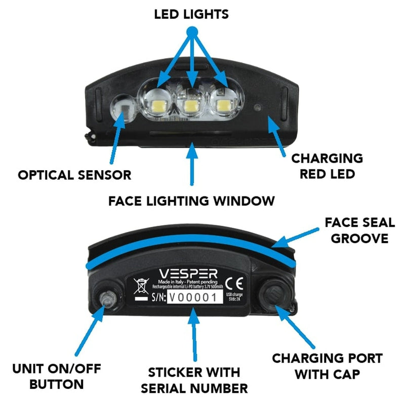 Ocean Reef Vesper Integrated Headlight-