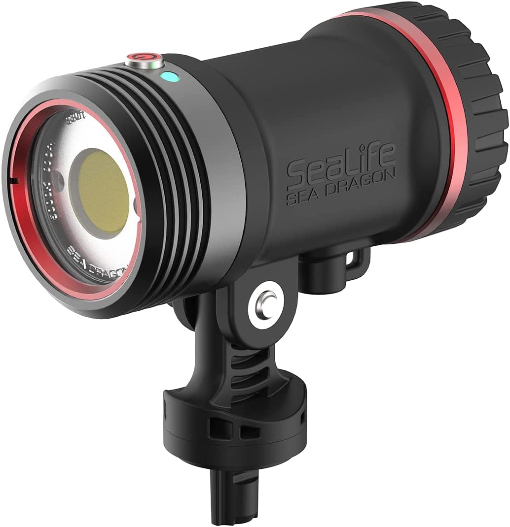 Sea Dragon 5000+ COB LED Photo-Video Light (Includes Light Head, Flex-Connect YS & 1” Ball Joint Adapter, Battery & Charger, Protective cover)