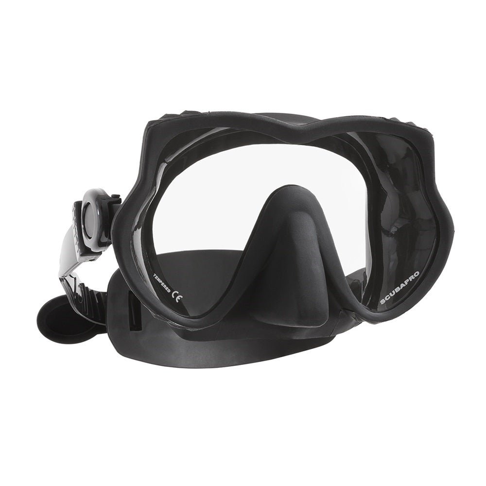 Open Box ScubaPro Devil Dive Mask w/ EZ Strap-Black