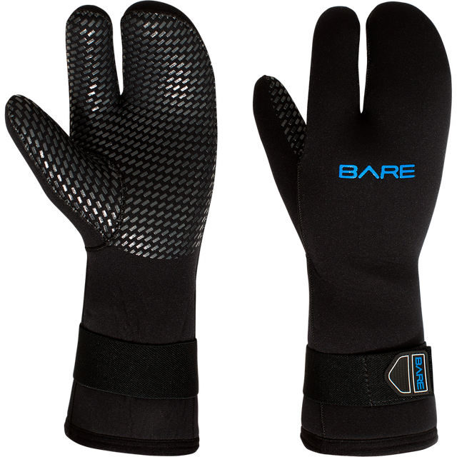 Bare 7 MM 3-Finger Mitt Style Glove-2XS