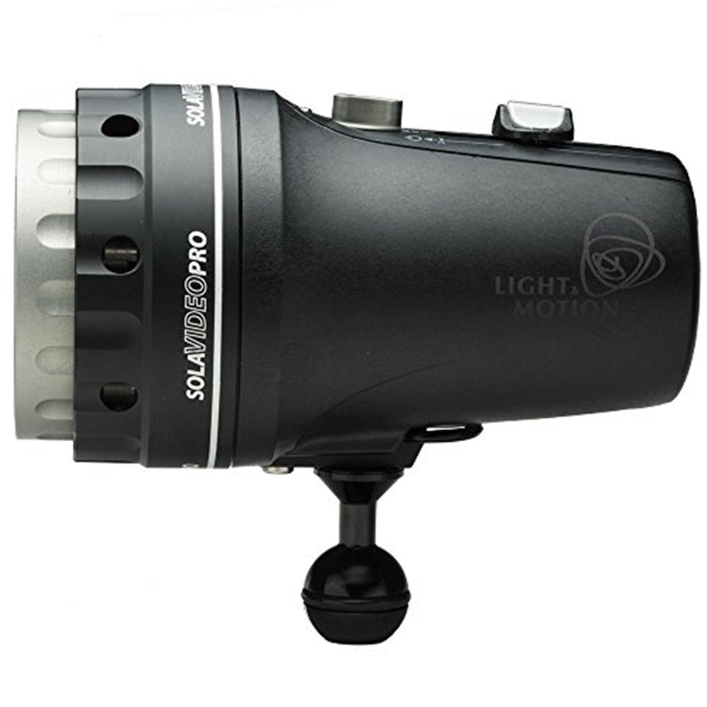 Light & Motion Sola Video Pro 9600 FC Underwater Light, Black/Titanium-Black/Titanium