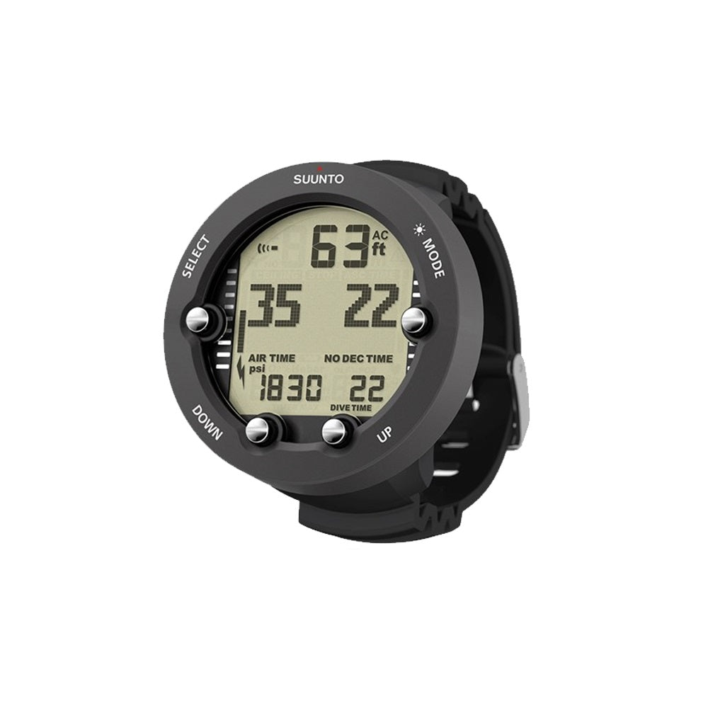 Open Box Suunto Vyper Novo Lite Graphite - USB Cable, Bungee And Rubber Boot Sold Separately