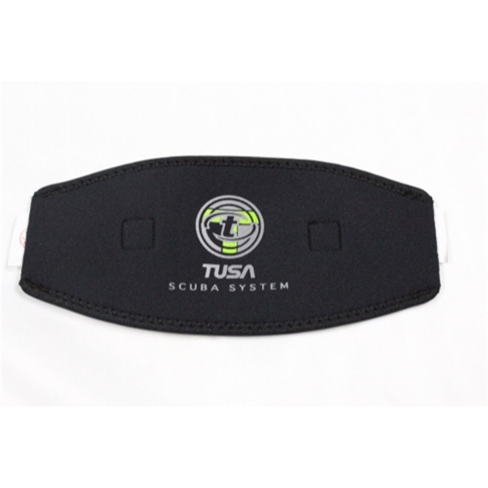 Open Box Tusa Neoprene Wide Comfort Mask Strap Cover (Black)