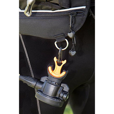 DiveCatalog Scuba Essentials - Mouthpiece and Octopus Holder for any Scuba Octopus 2nd Stage-