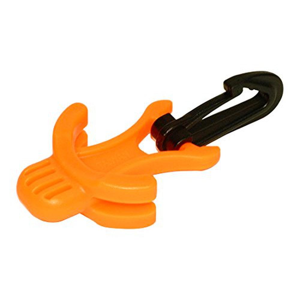 DiveCatalog Scuba Essentials - Mouthpiece and Octopus Holder for any Scuba Octopus 2nd Stage-Orange