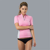 Lavacore Lavaskin Womens Scuba Diving Short Sleeve Shirt Pink/Grey Sz 16 USED-Pink/Grey