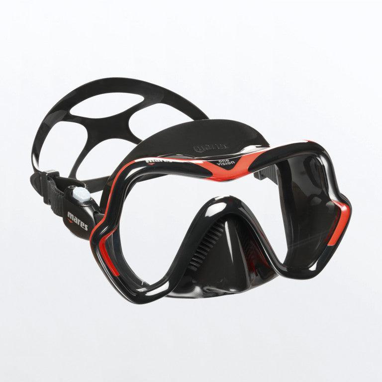 Mares One Vision-Red/Black