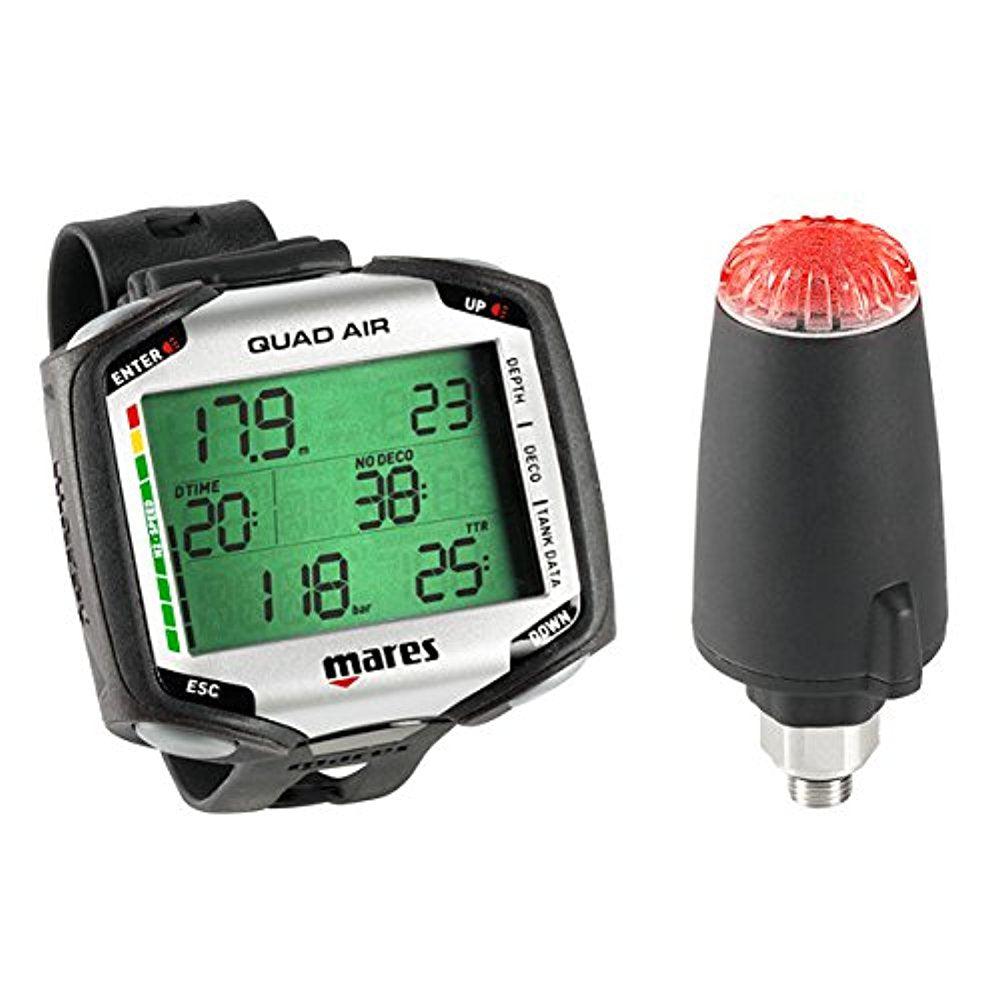 Mares Quad Air Dive Computer with LED TRANSMITTER-