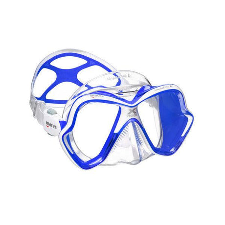 Mares X-Vision Ultra Liquidskin Dive Mask-Clear/Blue