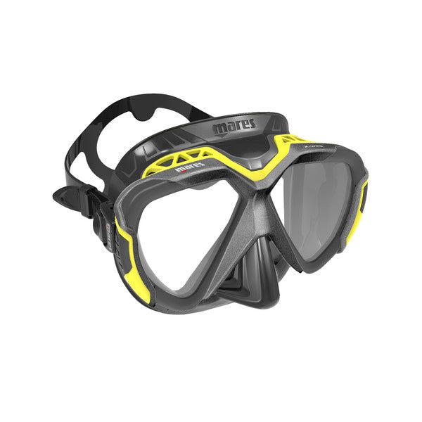Mares X-Wire Dive Mask-Yellow/Black