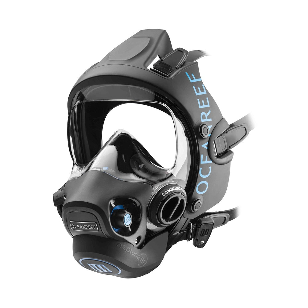 Ocean Reef Neptune III Package - Black Mask + INT 1st Stage-Black