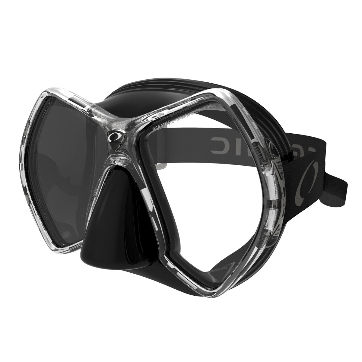 Oceanic Cyanea Dual Lens Dive Mask-BLACK/TITANIUM
