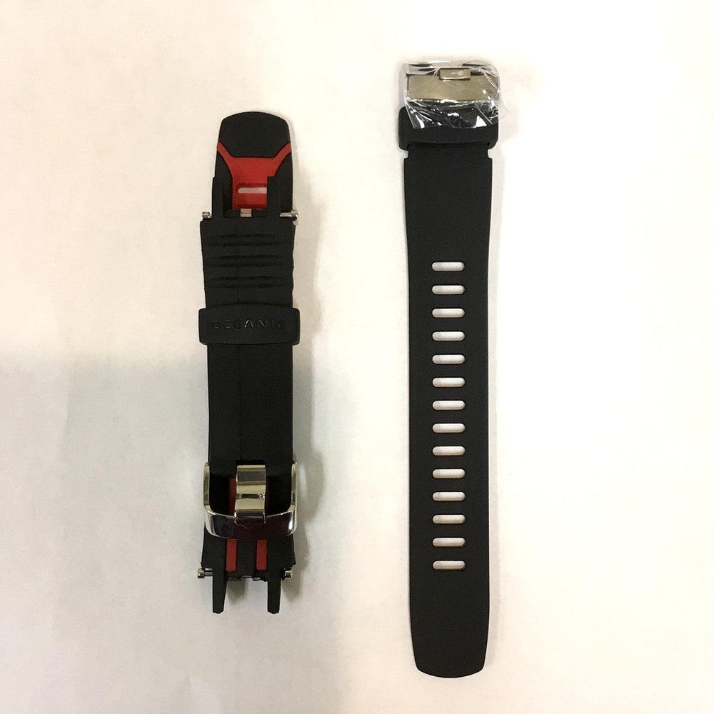 Oceanic Dive Computer Replacement Strap Set for OCS/OCI-Black/Red