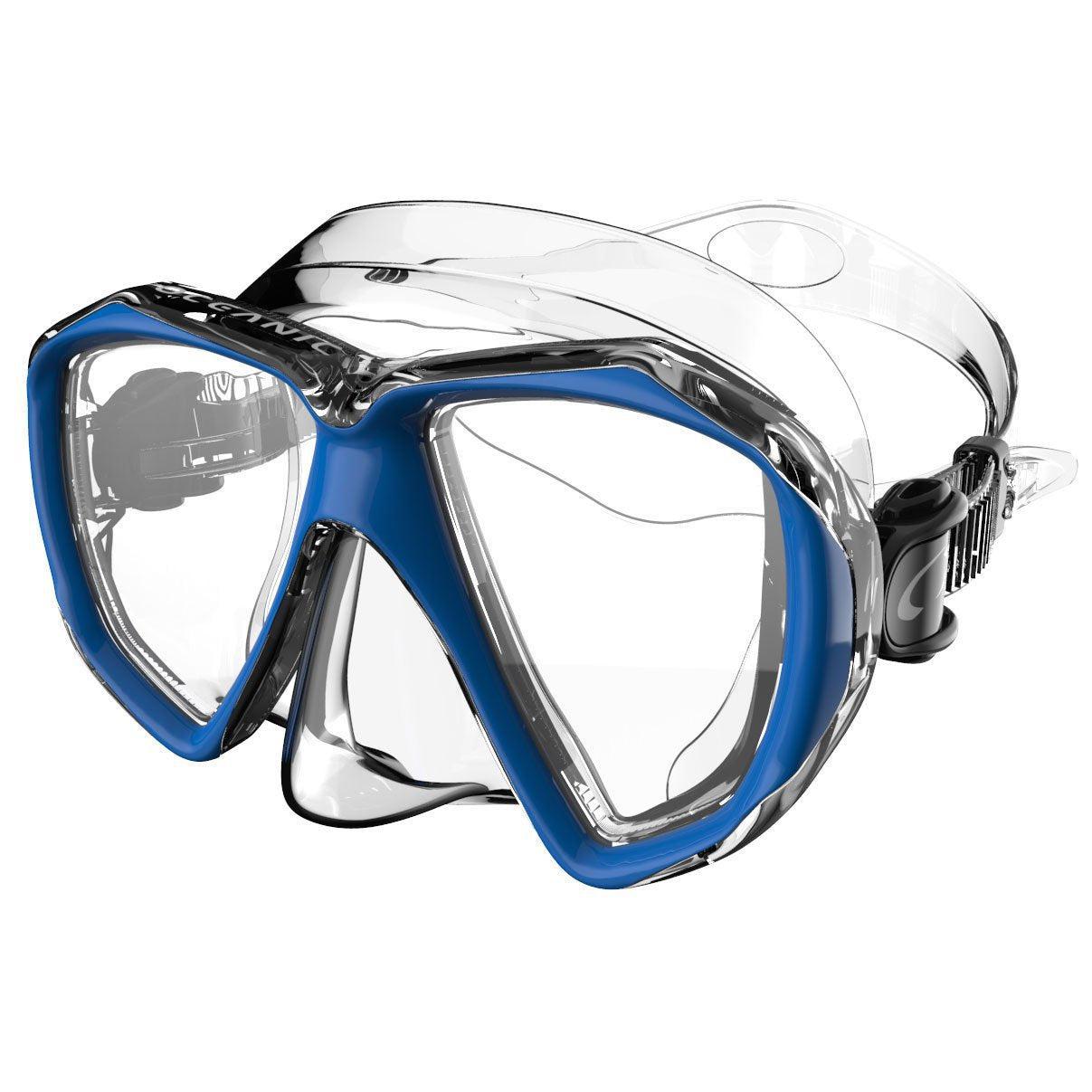 Oceanic Duo Dual Lens Dive Mask-CL/BLUE