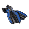 Oceanic Manta Ray Open Heel Scuba Diving Fins-OCEANIC BLUE/BLACK