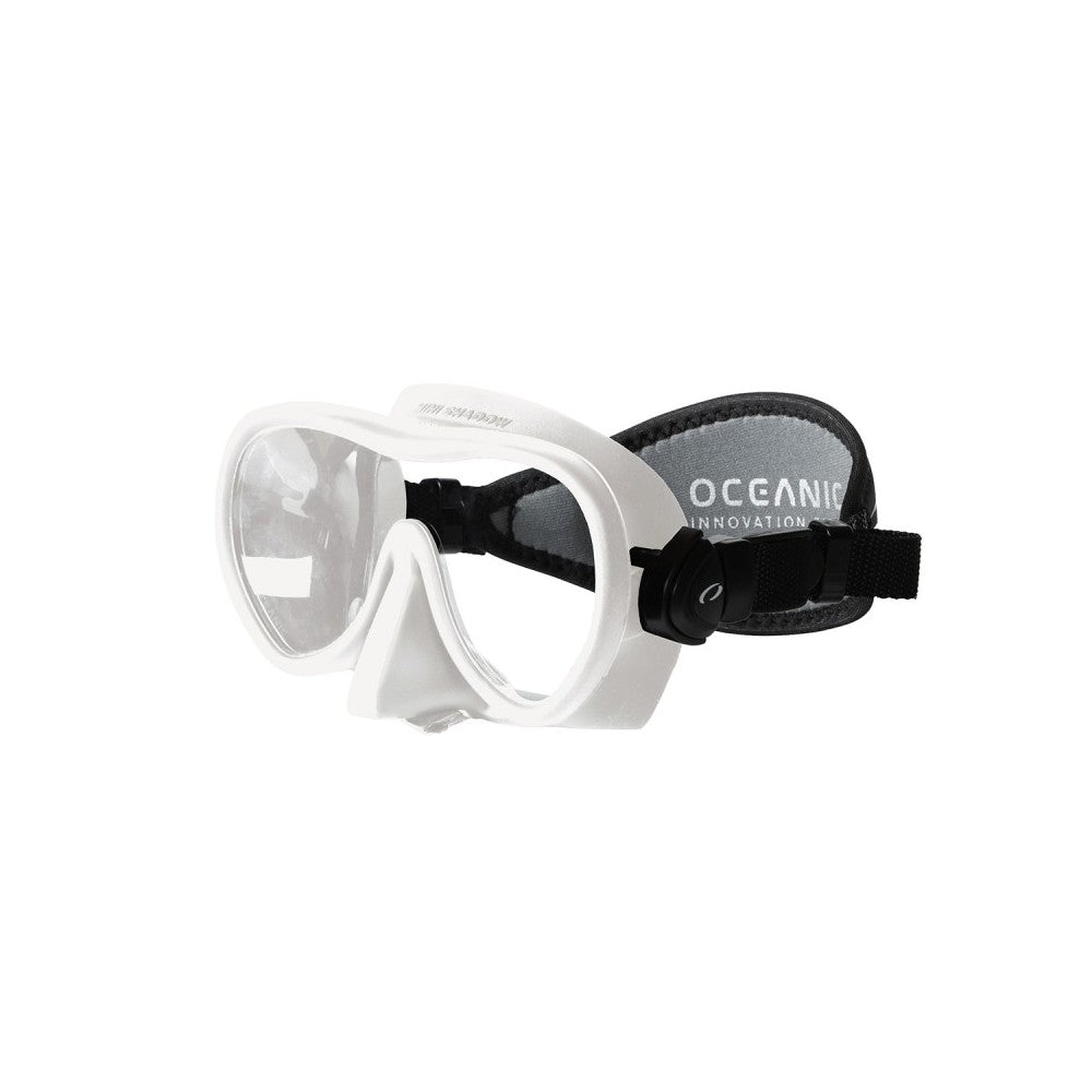 Oceanic Mini Shadow Single Lens Frameless Dive Mask-WHITE