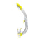 Oceanic Ultra Dry 2 Dive Snorkel-CLEAR/YELLOW