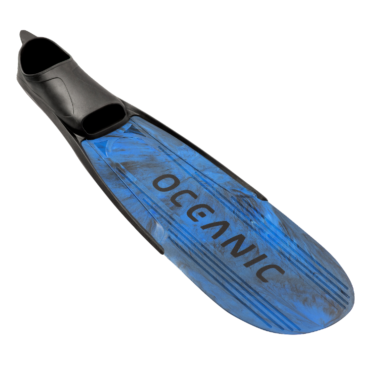 Oceanic Predator Camo Free Diving and Spearfishing Fins-