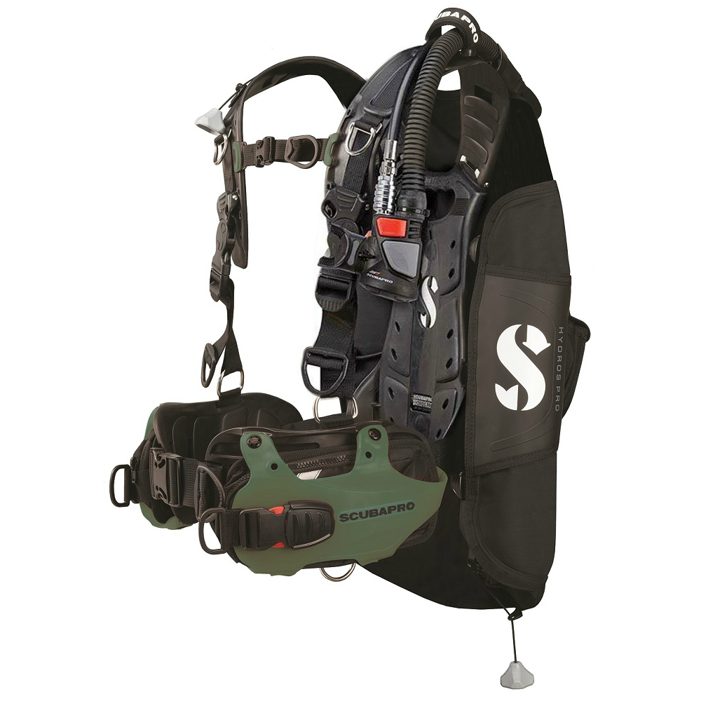 ScubaPro Hydros Pro BCD with AIR2 - Womens-Army Green
