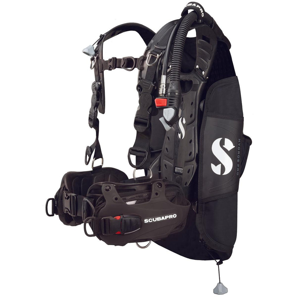 ScubaPro Hydros Pro BCD with BPI - Mens with Color Kit Installed-Black