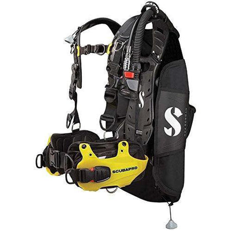 ScubaPro Hydros Pro BCD with BPI - Mens with Color Kit Installed-Yellow