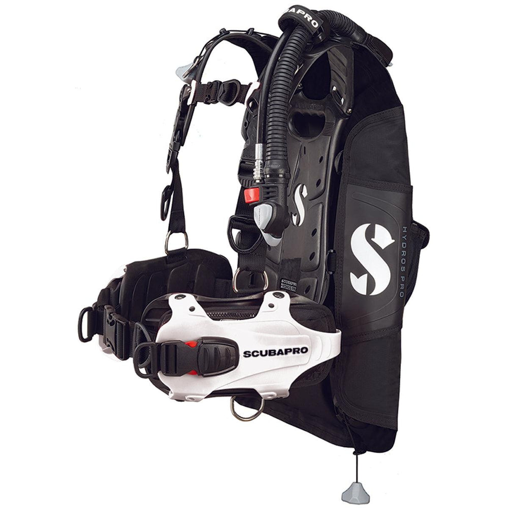 ScubaPro Hydros Pro BCD with BPI - Womens with Color Kit Installed-White