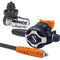 ScubaPro MK25 EVO DIN 300/S620 TI Dive Regulator with Mouthpiece & Hose Protector-Orange