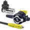 ScubaPro MK25 EVO DIN 300/S620 TI Dive Regulator with Mouthpiece & Hose Protector-Yellow