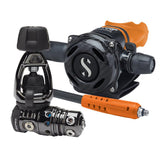 ScubaPro MK25 EVO/A700 CARBON BT Dive Regulator INT with Mouthpiece & Hose Protector-Orange