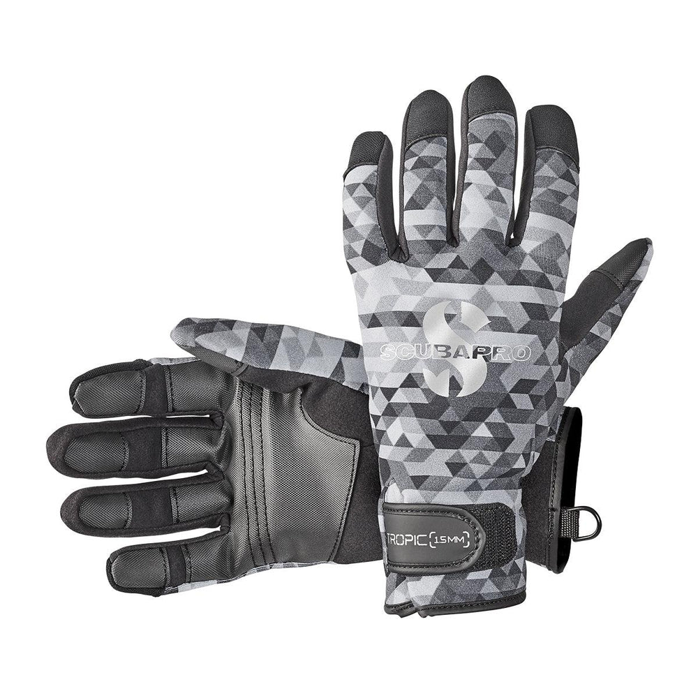 Scubapro Tropic 1.5 MM Dive Glove-Black/Gray