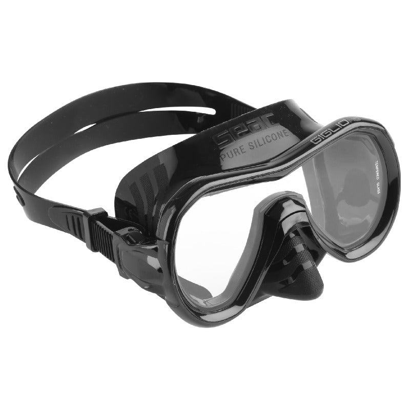 Seac Giglio Silicon Youth Diving Mask-Black
