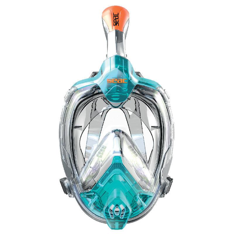 Seac Libera Full Face Mask-Aquamarine/Orange