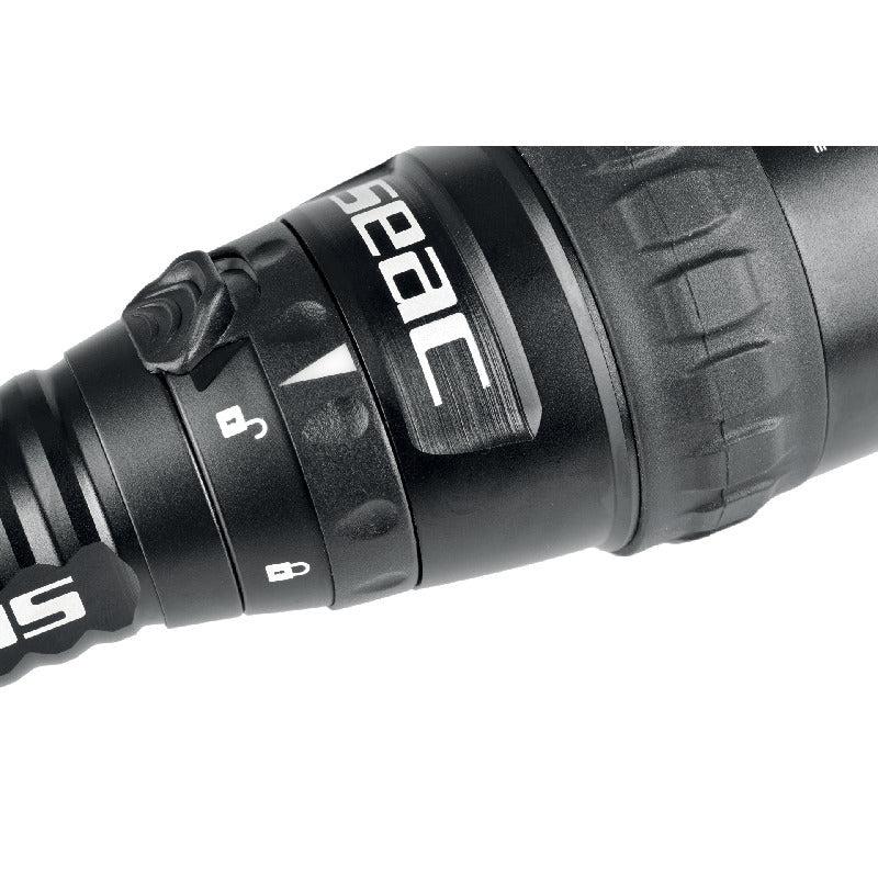Seac R40 Scuba Dive Rechargeable Flashlight-8 in