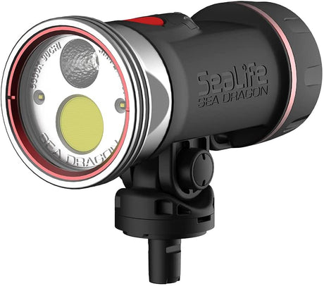 SeaLife Sea Dragon 3000SF Pro Dual Beam COB LED Photo-Video Light Kit (Includes Grip, Single Tray, Sea Dragon Case)-LED-Light Head