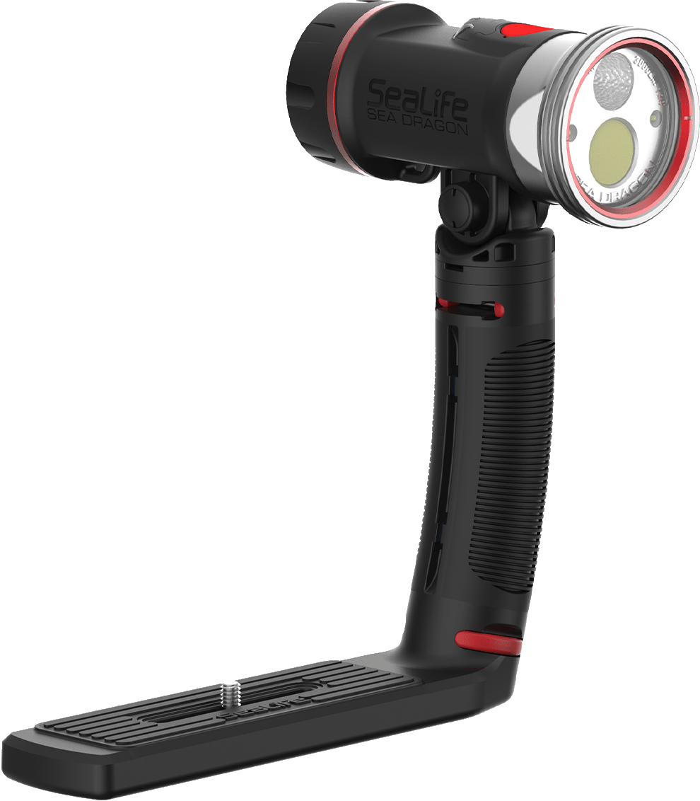 SeaLife Sea Dragon 3000SF Pro Dual Beam COB LED Photo-Video Light Kit (Includes Grip, Single Tray, Sea Dragon Case)-LED-Light Kit (Grip & Tray)