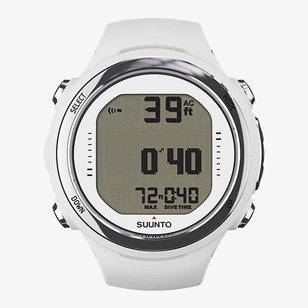SUUNTO D4I NOVO - USB cable and extension strap sold separately-White