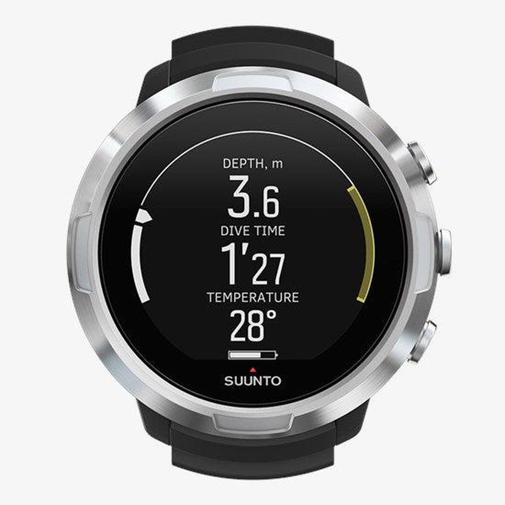 Suunto D5 Wrist Dive Computer with USB Cable & POD Package-BLACK