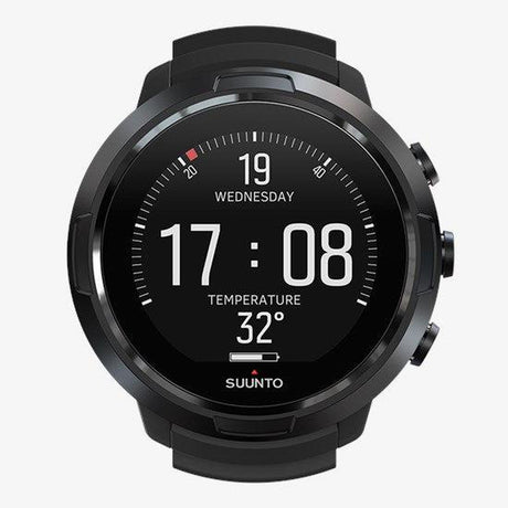 Suunto D5 Wrist Dive Computer with USB Cable & POD Package-ALL BLACK
