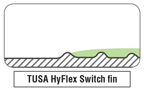 Tusa HyFlex Switch Open Heel Scuba Diving Fin