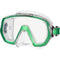 Tusa Freedom Elite Single Lens Scuba Diving Mask-Energy Green