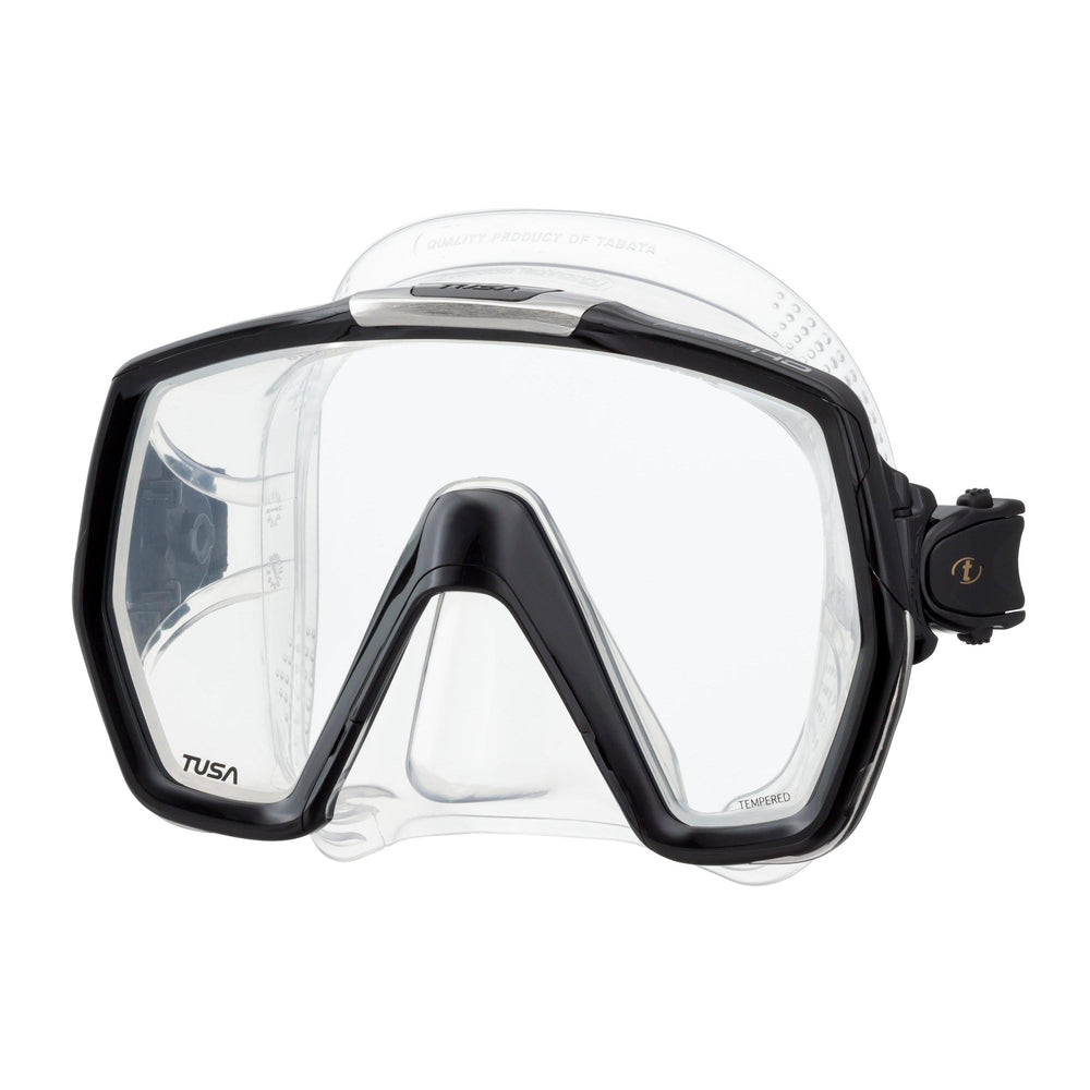 Tusa Freedom HD Single Lens Scuba Diving Mask-Black