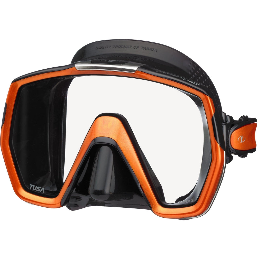 Used Tusa Freedom HD Mask-Black/Energy Orange