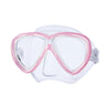 Tusa Freedom One Dual Lens Scuba Diving Mask-Clear Pink